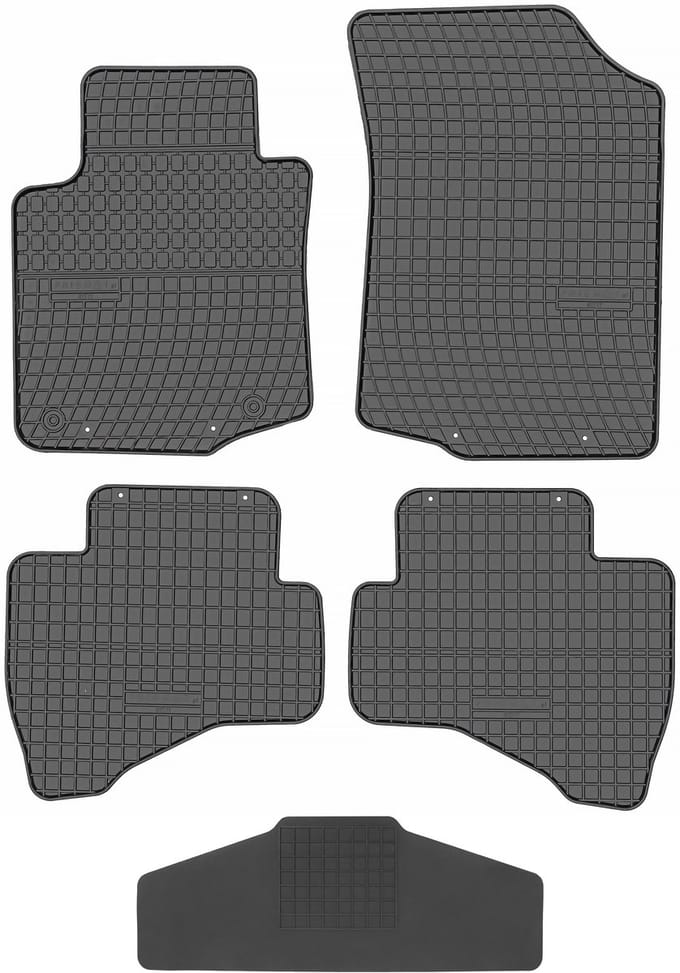 Max-Dywanik Prismat Serie - Rubber Autotapijten - Citroen C1 - Zwart
