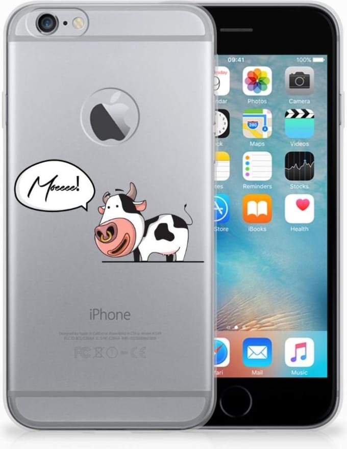 Apple iPhone 6 Plus | 6s Plus Telefoonhoesje met Naam Cheeky Cow