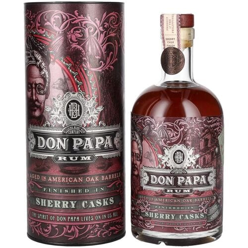 Don Papa Rum Sherry Casks 45% Vol. 0,7l in geschenkverpakking