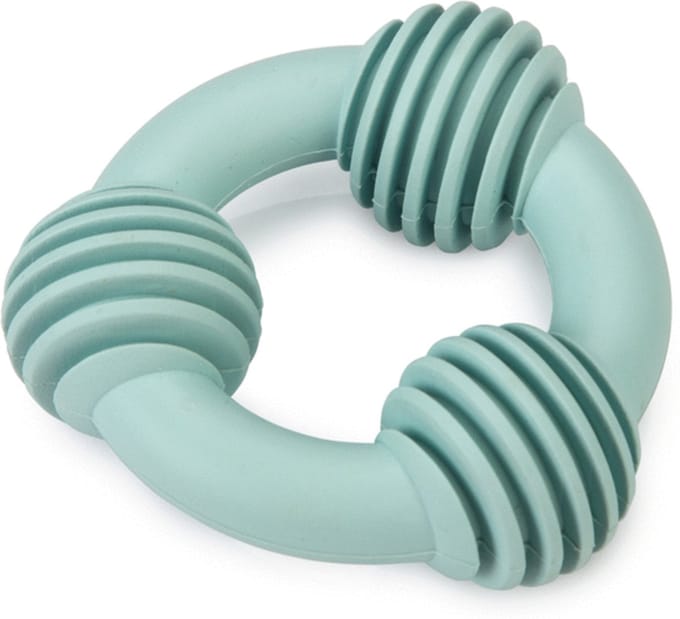 Beeztees Puppy Dental Ring - Hondenspeelgoed - Groen - 8x8x3 cm