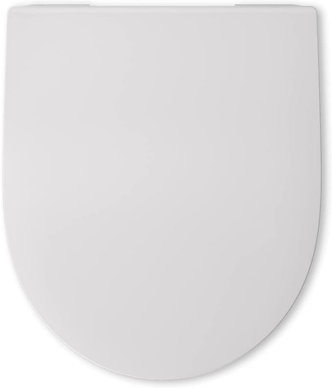 Toiletbril Wit met SoftClose en Afneembaar Scharnier - Slanke Zitting