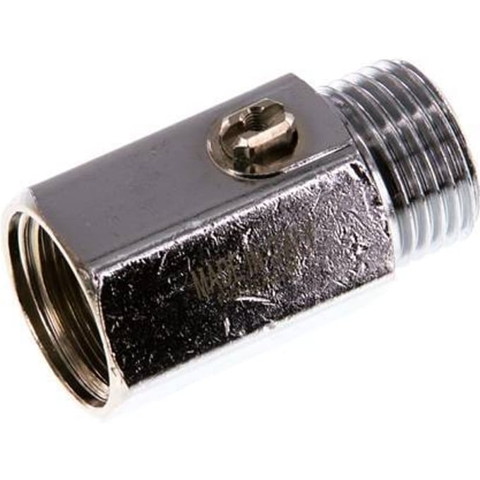 Buiten x Binnendraad G 1/2 inch 2-Weg Messing Mini-Kogelkraan Schroevendraaier Bediend 15 Bar
