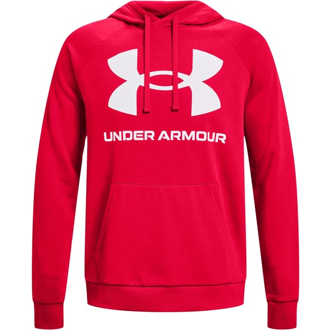 Men’s Hoodie Under Armour Rival Big Logo Red