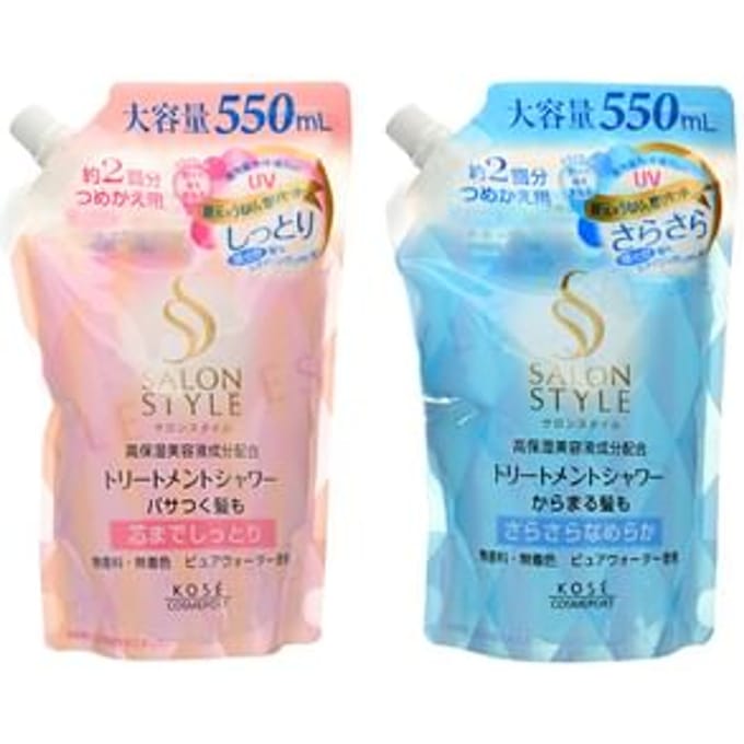 Kose - Salon Style Moist UV Hair Mist Smooth - 550ml Refill
