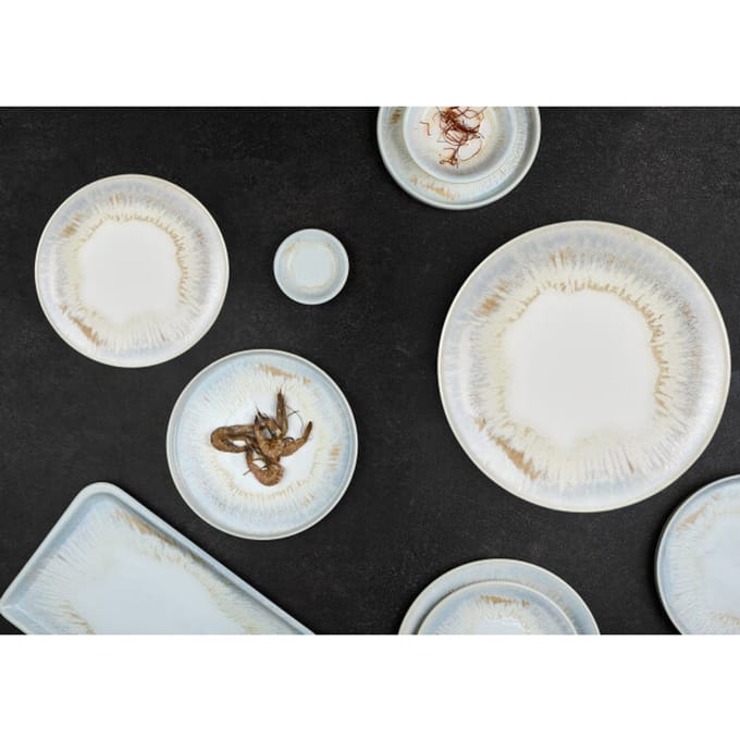 By Bone Kommetje - Wave - Porselein - 16 cm (500cc) - set van 6