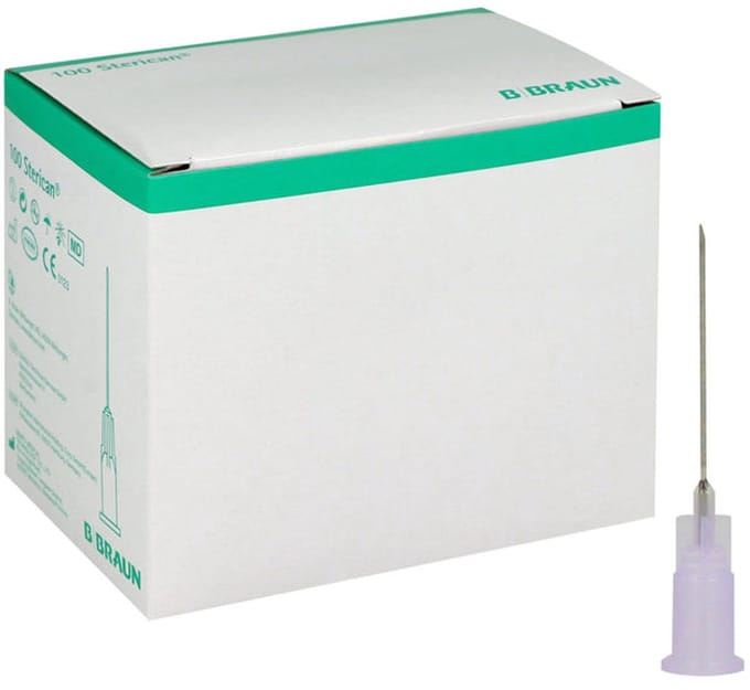 Sterican® injectienaalden, 24G x 1” (0,55 x 25mm) Violet – 100 stuks