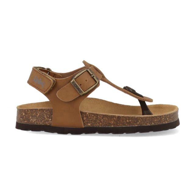 Kipling Juan 3 Sandalen - Jongens - Cognac - Maat 30