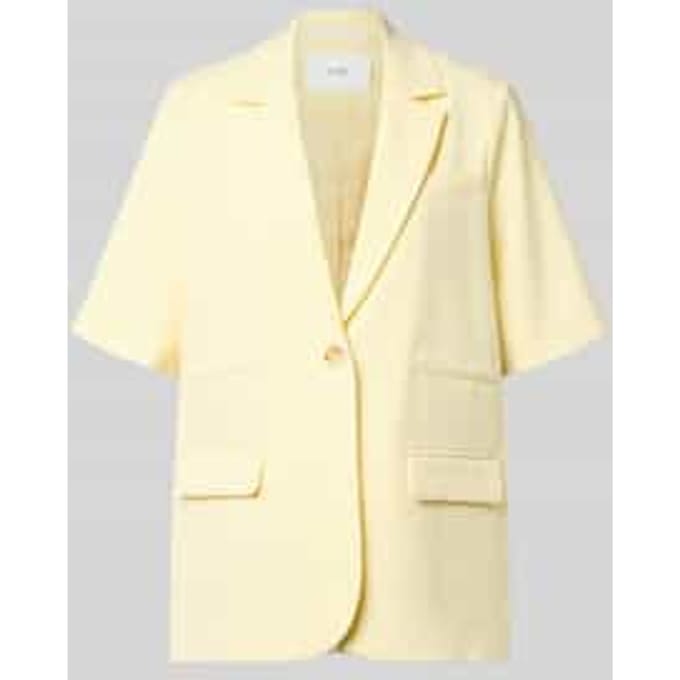 relaxed fit blazer met viscose model 'Likka'