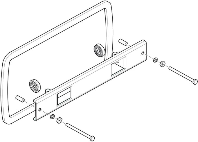 Humminbird In-Dash Mounting Kit IDMK H7R2, ook HELIX 7 G4/G4N