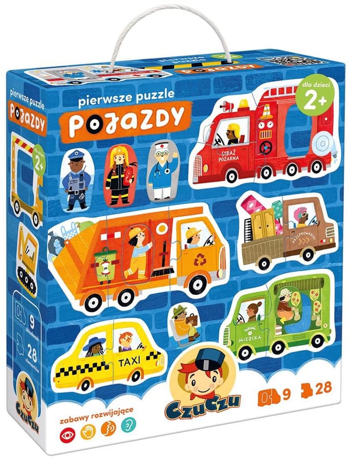 CzuCzu Pierwsze puzzle Pojazdy - CzuCzu Eerste puzzels Voertuigen