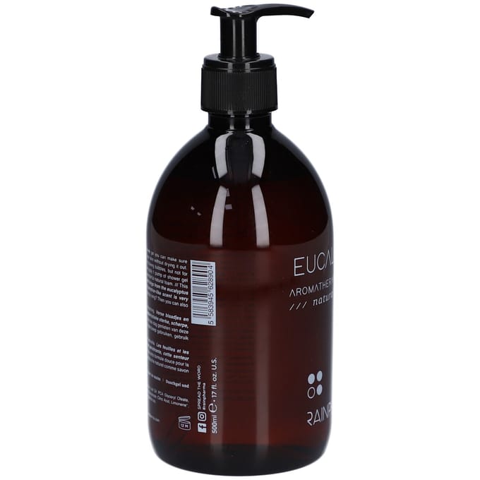 RainPharma Skin Wash Eucalyptus - Huidverzorging - 500 ml - Douchegel - 1 Pomp per Wasbeurt