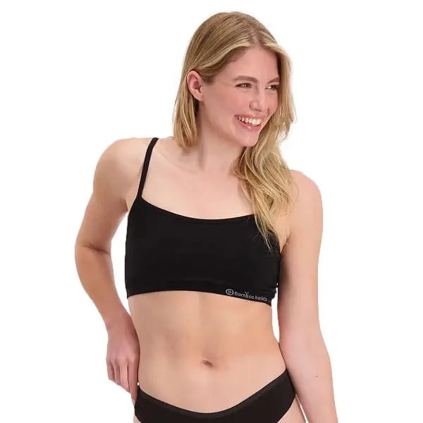 Comfortabel & Zijdezacht Bamboo Basics Seamless Bra Elle (2-pack) - Zwart - M