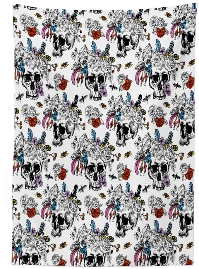 ABAKUHAUS Tafellaken 140x170 cm – Gothisch Dag van de Doden – Multi
