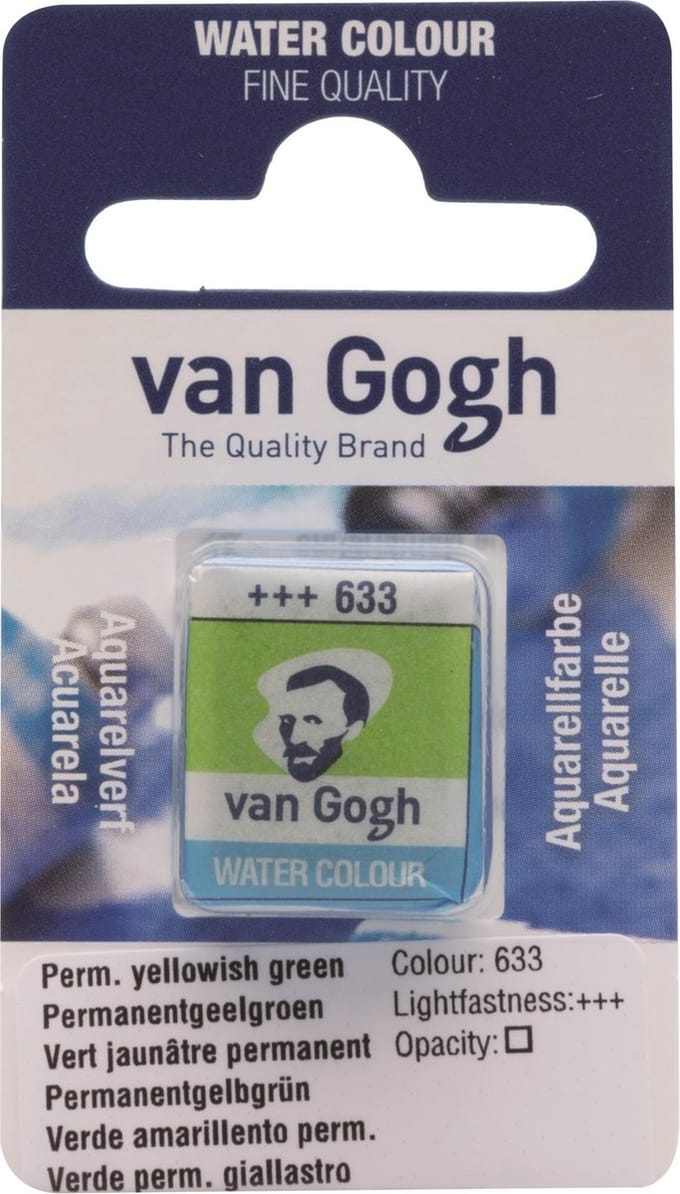 Aquarelverf - 633 Permanentgeelgroen - van Gogh - Napje