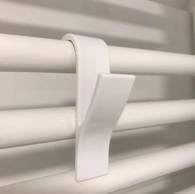 4 stuks-Handdoekhaken- Radiator-Handdoek- Badkamer- Designradiator