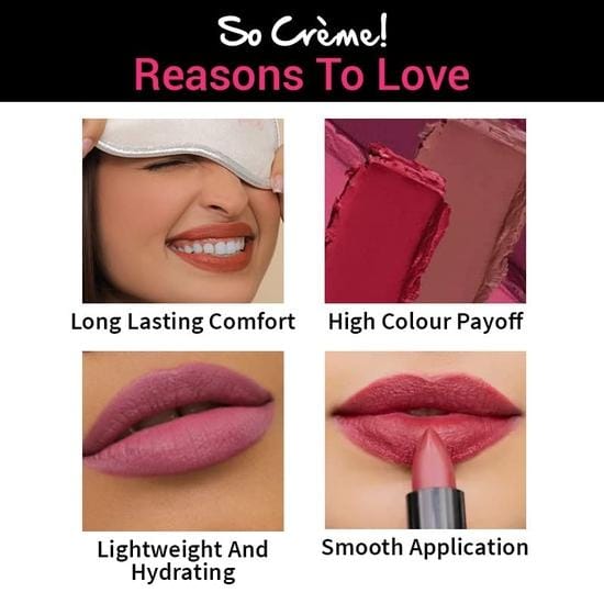 Nykaa Zo Crème! Romige Matte Lippenstift - You're Latte gray