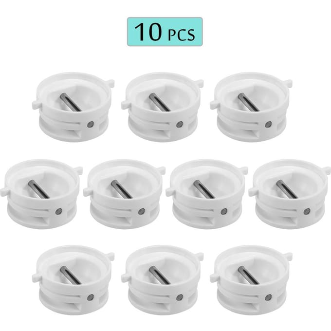 10 STKS Surfplank Leash Plug SUP Board Surfing Leash Plugs Surfplank Cup met roestvrijstalen pin wit