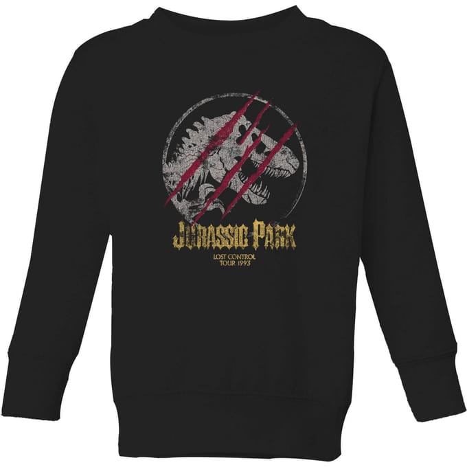 Jurassic Park Lost Control Kids' Sweatshirt - Black - 110/116 (5-6 jaar)