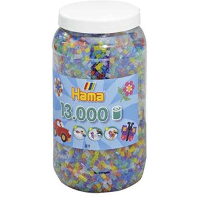 Hama Ironing beads in Pot-Glittermix 13.000pcs.