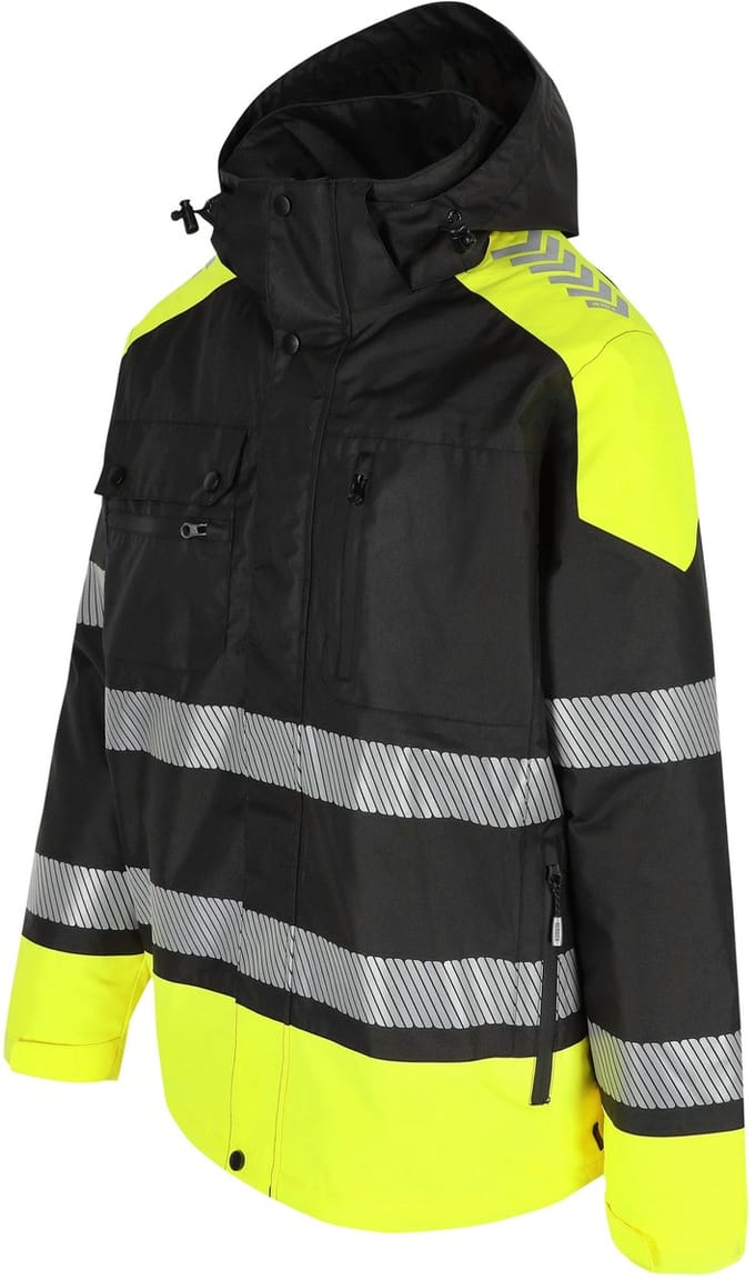 Herock Meteor High Vis Jas Zwart / M