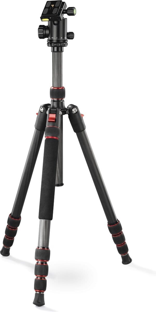 Hama Statief "Ramble II Duo Carbon" reisstatief voor camera en telefoon, 160 cm