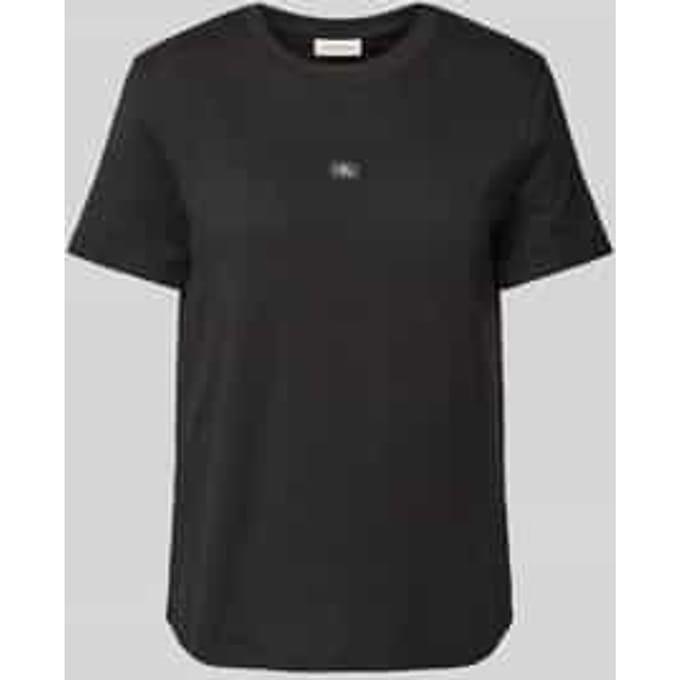 Regular fit T-shirt met labelprint