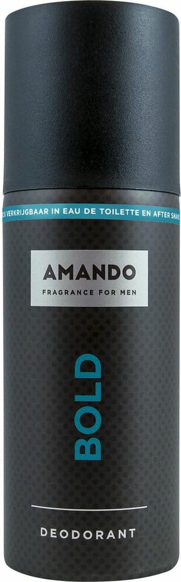 Amando Deodorant Bold - 6 x 150 ml - Voordeelverpakking
