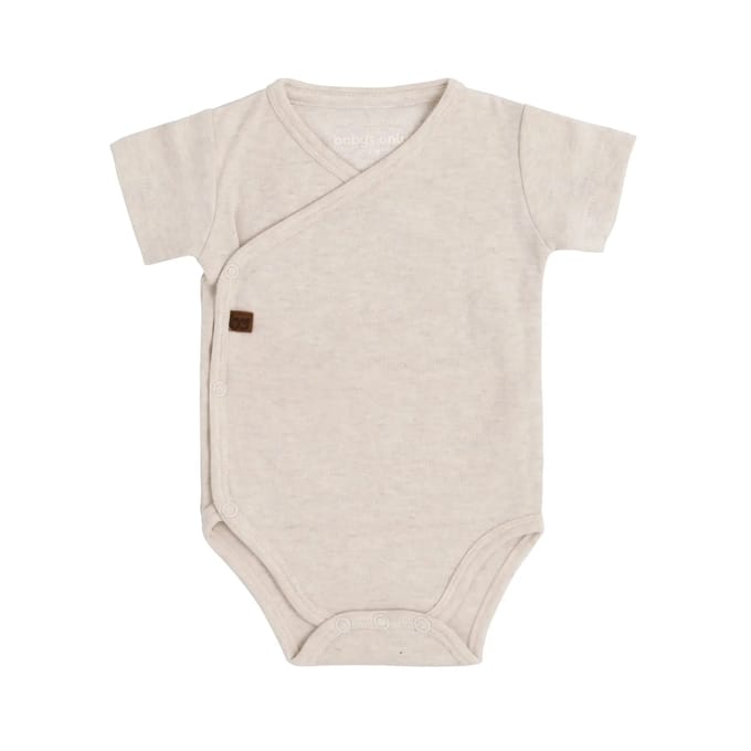 Baby's Only Rompertje Melange - Warm Linen - 44 - 100% ecologisch katoen - GOTS