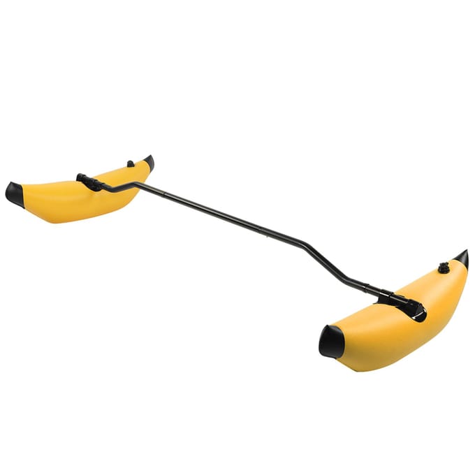 Opblaasbare Kajak Stabilisator PVC Kano Outrigger Kit Zwevend Balancerend Boot Accessoire Yellow geel