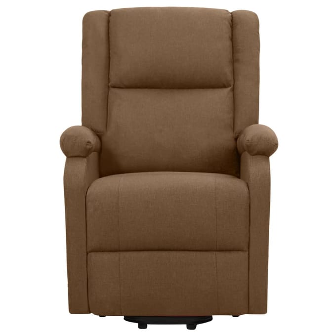 vidaXL - Sta-op-massagestoel - stof - bruin