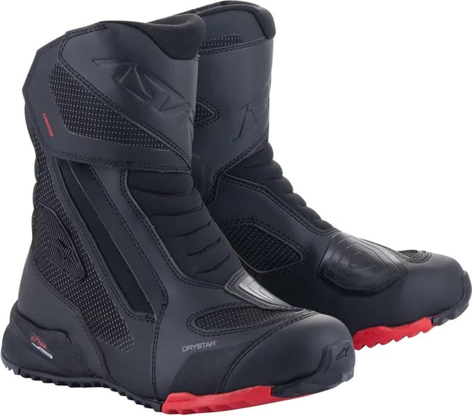 Alpinestars Rt-7 Drystar Schoenen Zwart Rood - Laars