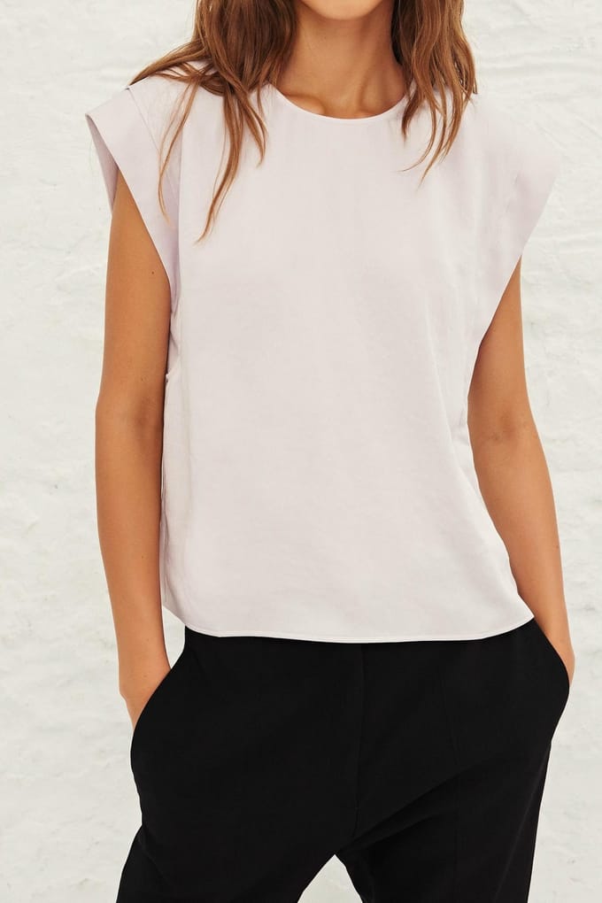 BA&SH Top Sound Mauve Maat: M | Blouses Outlet | Dames | Paars