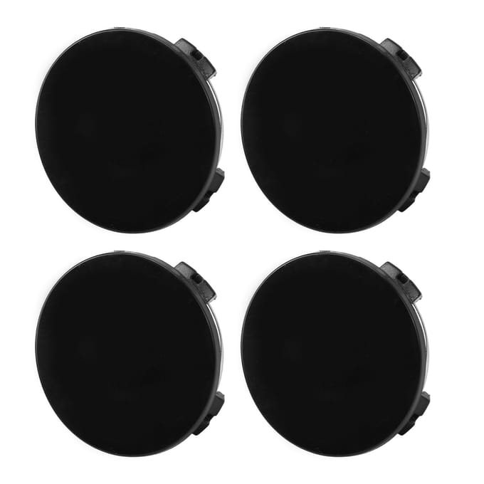 4 Cache-Moyeux de Roue 57mm de Diamètre Extérieur ABS Cache-Moyeux Central de Roue Remplacement pour Modèle 3 Noir Black black