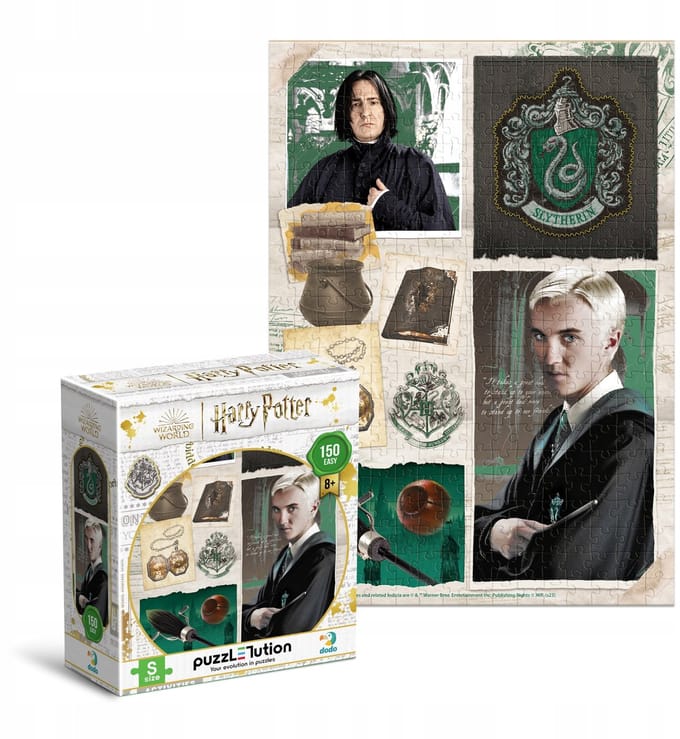Puzzle Motyw  Harry Potter  -  Dom Slytherin  Draco Snape 150 Elementów 8+
