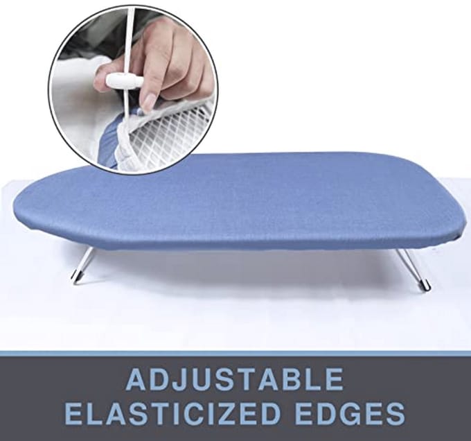 Strijken Borad Cover met Siliconen Coating - Blauw (12" x 32")