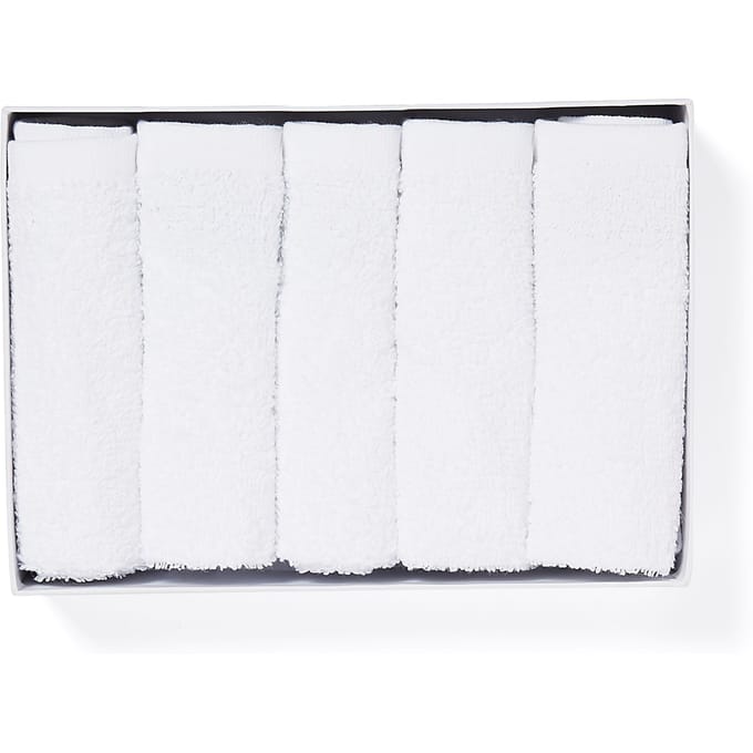 Votary Pack Of Five Cotton Face Cloths