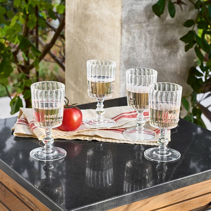 LOBERON Glas set van 4 Lianzo helder