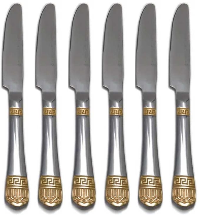 Kadirelli Tafelmes - Set van 12 - Zilver/Goud