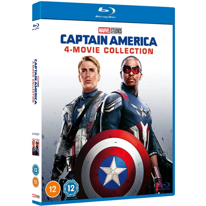 Captain America - 4 Movie Collection - Blu-ray - Import