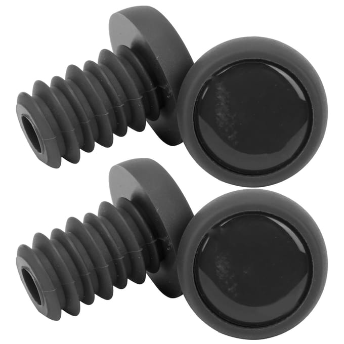 Poignées de guidon ZTTO, embouts de guidon à visser, en caoutchouc polyester, accessoire de cyclisme Black