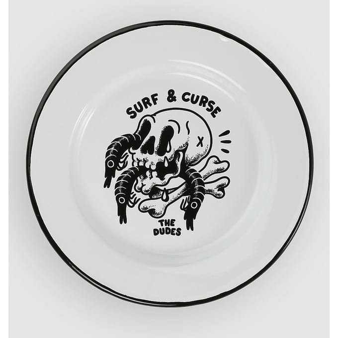 The Dudes Surf And Curse Emaille plaat patroon