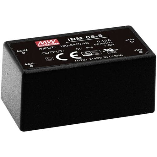 MEAN WELL IRM-05-5 AC/DC-printnetvoeding 5 V/DC 1 A 5 W