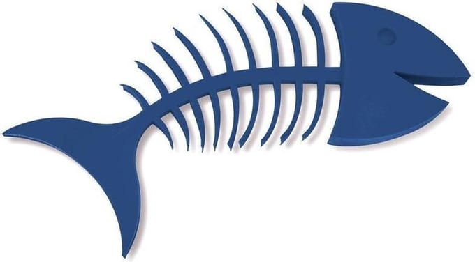 Umbra zeepbakje visgraat Wishbone - Indigo blauw