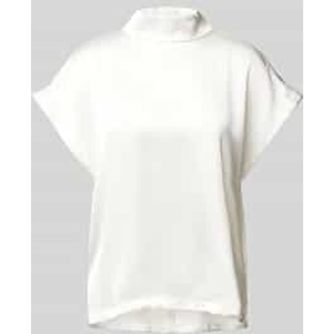 Slim fit blouseshirt met opstaande kraag, model 'Caneli'