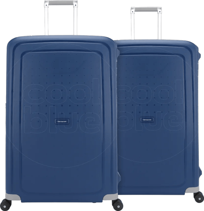 Samsonite S'Cure Spinner 81cm Duo Pack Dark Blue