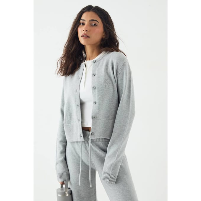 Dames DSGN Studio Gebreid Vest | Charcoal | Maat: 2XL