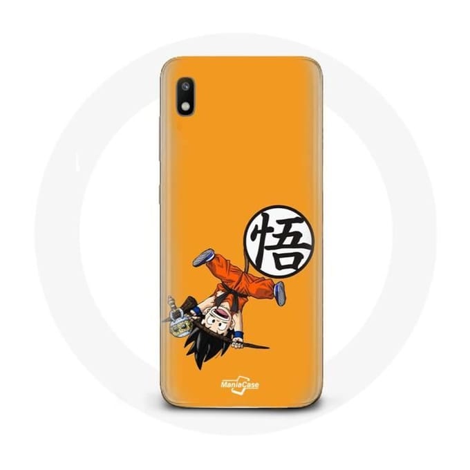 Coque pour Samsung Galaxy A10 Goku Dragonball Z Enfant Anime zwart