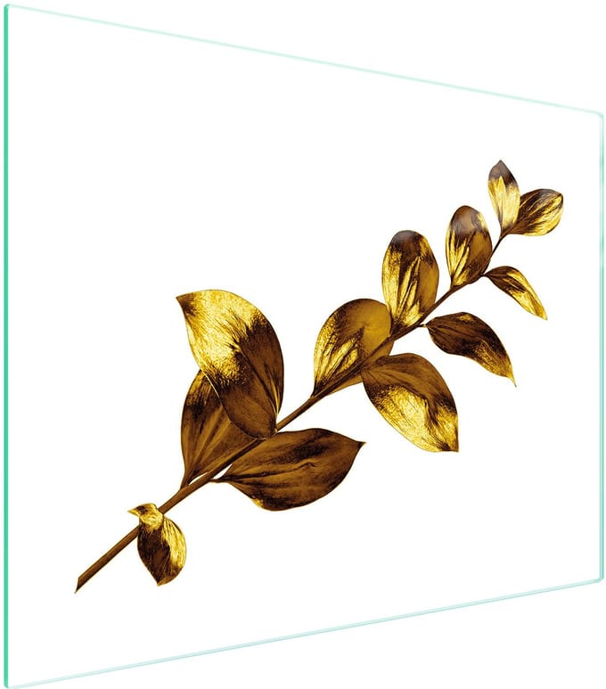 TMK ArtDeko - Snijplank Glas - 52x40 cm - Goud - Antislip