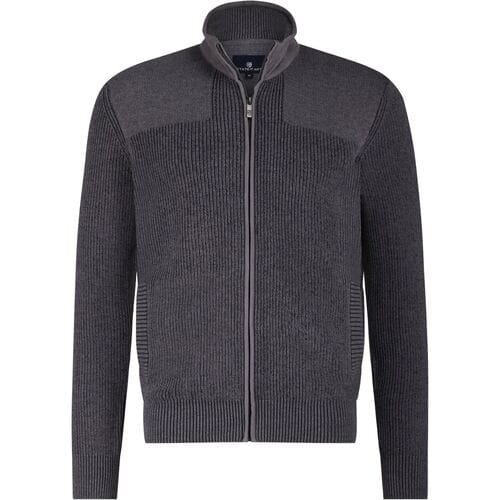 State Of Art Vest Structure Contrast Antraciet - Maat XXL - Heren