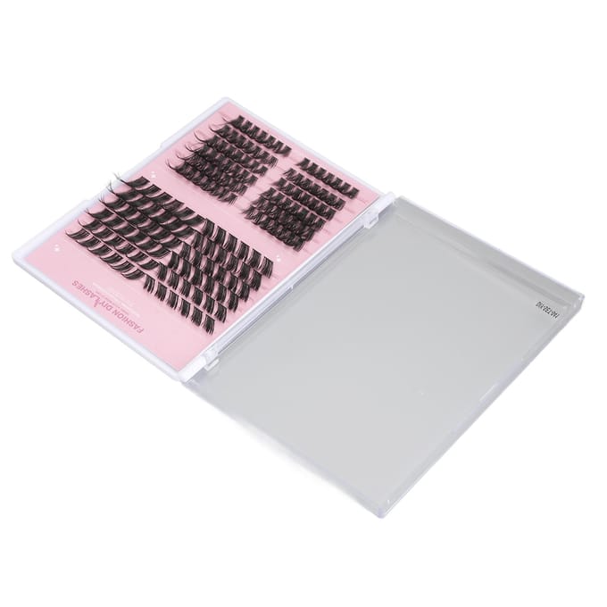 Cils Individuels Cluster Segmentés Duveteux Professionnels DIY Cluster de Cils Wispy pour Maquillage 041 156 white